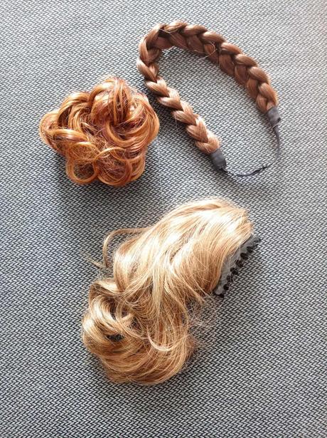 Pričesok na vlasy platina+príčesky, 