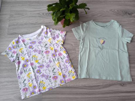 2x tričko veľkosť 74, basics,74