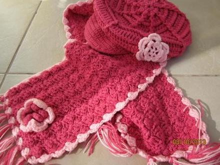 Úžasná bekovka + široky šal, 116