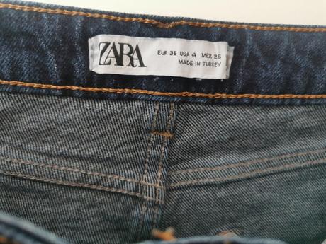 Tmavomodré rifličky zara, zara,36