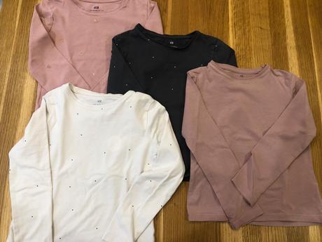 Trička h&m dlhy rukav, h&m,110