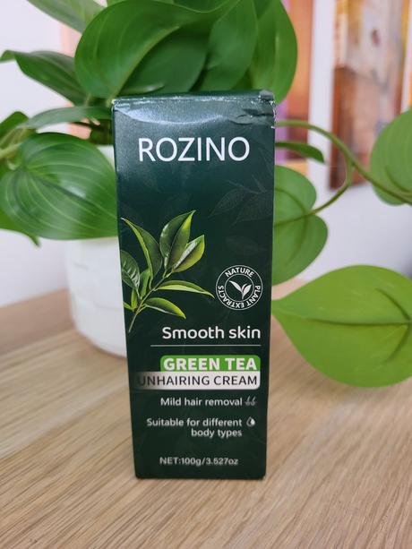 Rozino green tea unhairing cream,