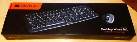 Predám klávesnicu s myškou  canyon, 