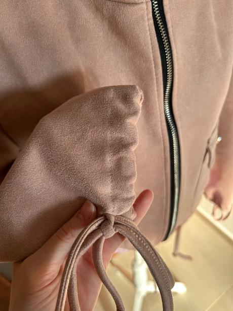 Ružová bundička - nastaviteľná,