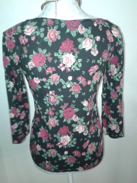 Kvietkovaný top jean pascale veľ. s, s