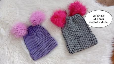 Zimné čiapky 54-56, pepco,54