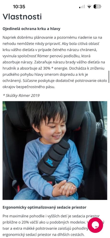 Britax römer kidfix iii s  15-36kg, 4-12 rokov, römer