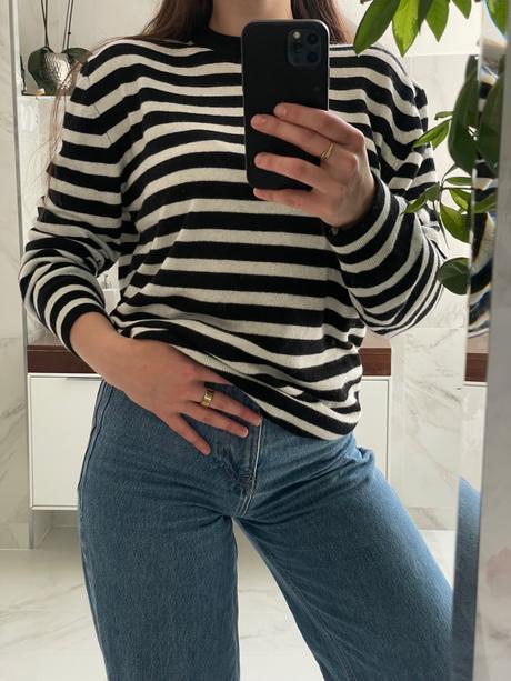 Zara pruhovaný sveter, zara,m