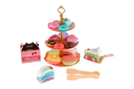 Čajová sada riadu a dezertový set v kufríku, 