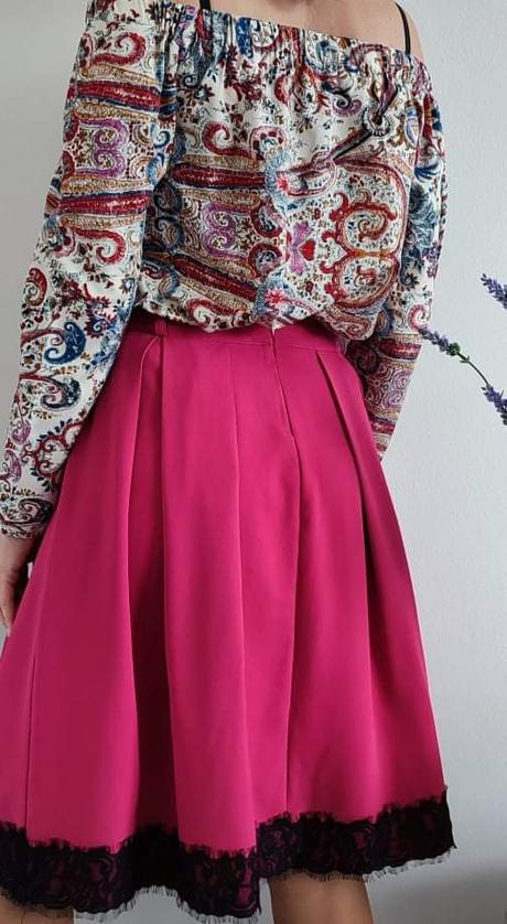 Príležitostná midi sukňa, m