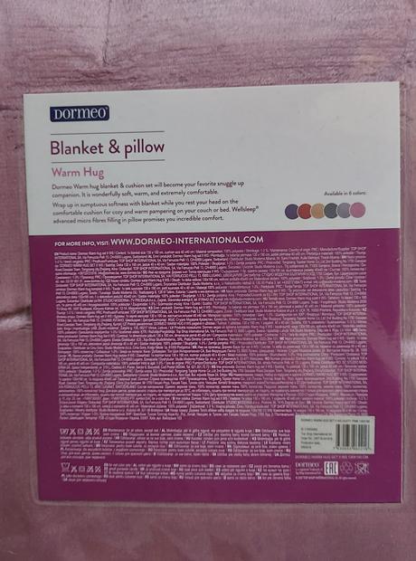 Dormeo hrejivý set (deka + vankúš), 
