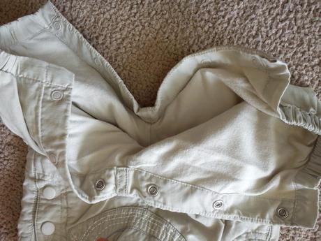 Komplet body + podšité nohavice na traky, next,56