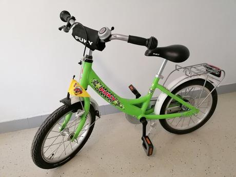 Puky detský bicykel zl 18 alu kiwi s vlajkou, puky,18