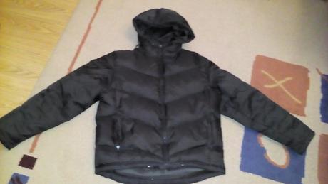 Teplá páperová bunda, kenvelo,m