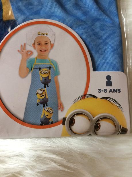 Detská sada "malý šéfkuchár" s motívom mimoni., 98 - 128