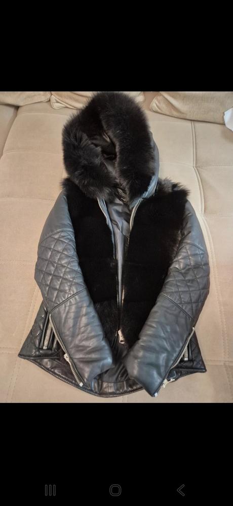 Dámska kožená bunda flo&clo, xs