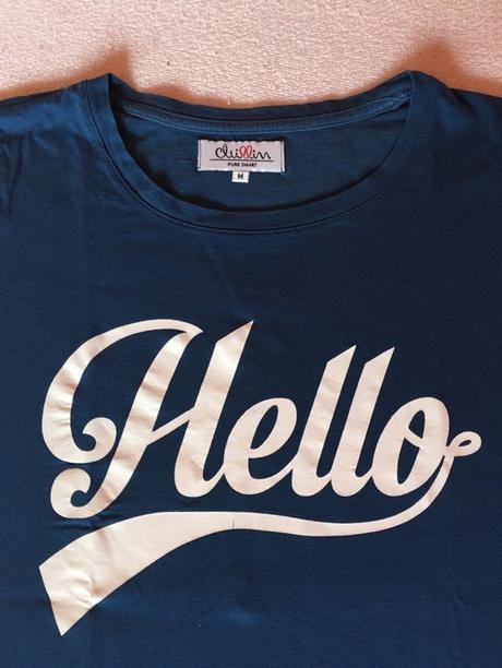 Pekné tričko s nápisom, m