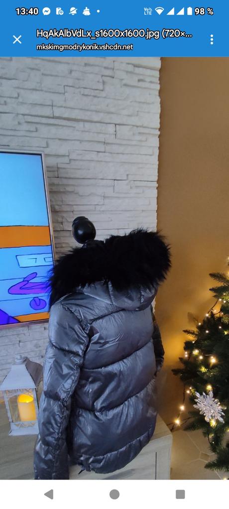 Dámska zimná vetrovka, s