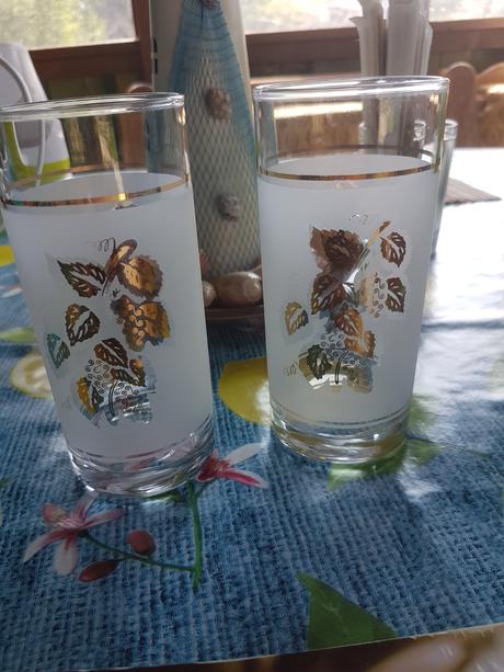 Retro pohár na víno/malinovku, 