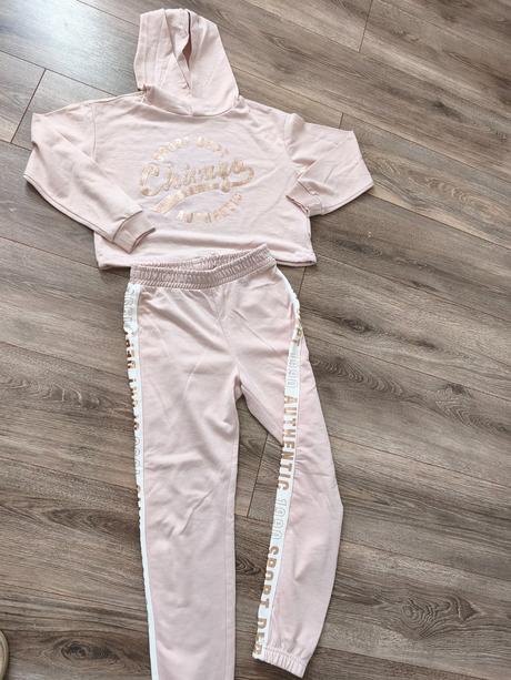 Tepláková súprava s lesklým prvkom, h&m,146