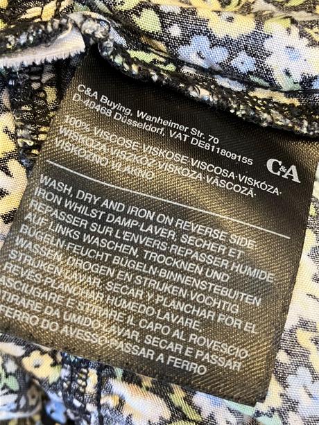 Dámske kvetované šaty c&a (40), c&a,l