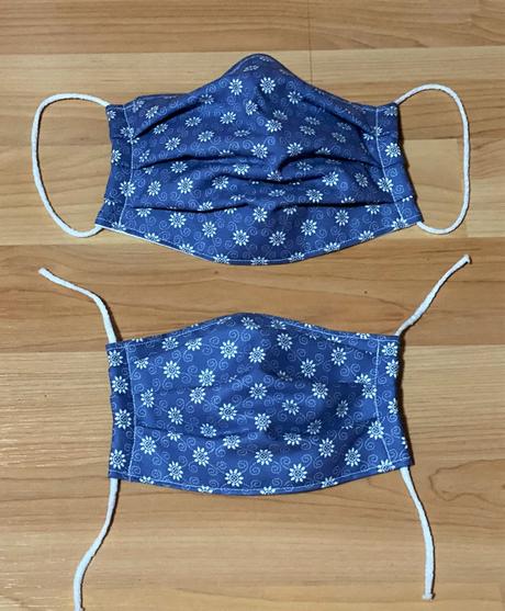 Bavlnené rúška 2 ks- set mama/otec a dieťa s gumič, 