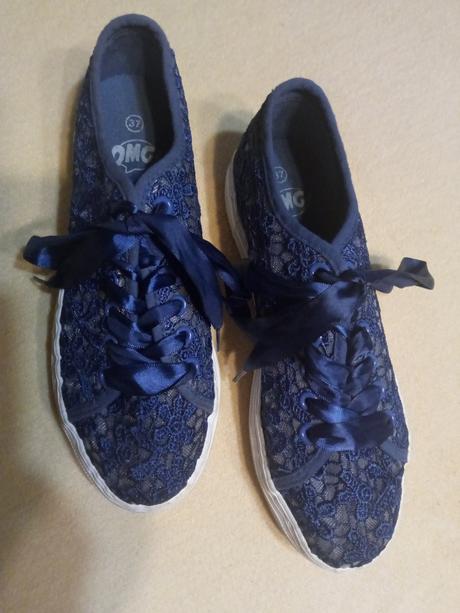 Elegantné plátené tenisky, bobbi shoes,37