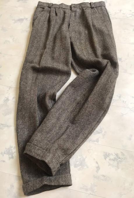 Tvídové trendy nohavice, l