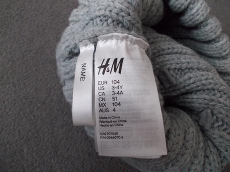 Čiapka na zimu, h&m,104