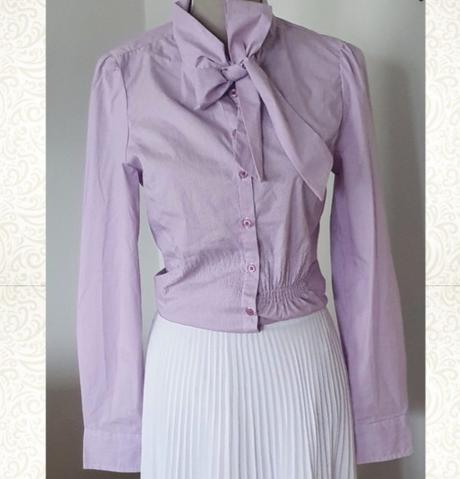 Pekná fialková zaujímavá košela, m