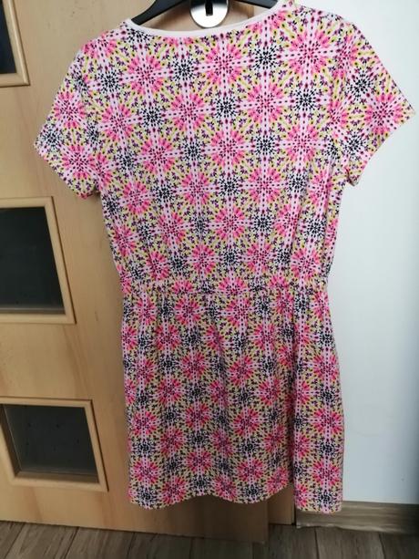 Letné šaty, top stav,len oprate, f&f,146