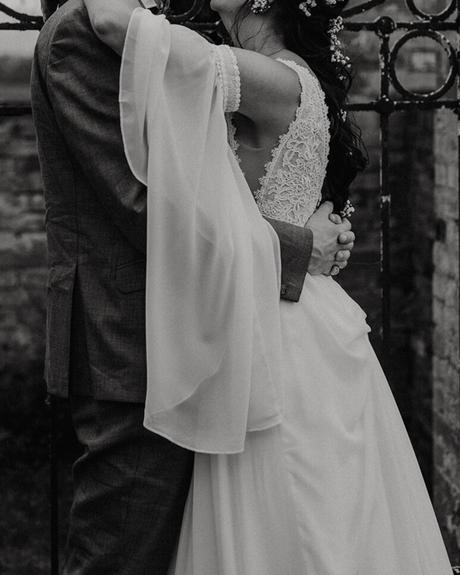 Boho svadobné šaty šité na mieru, 38