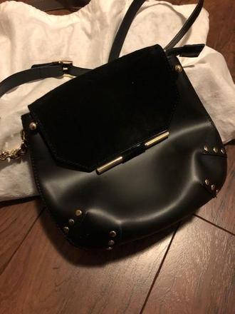 Malá čierna crossbody kabelka italy,