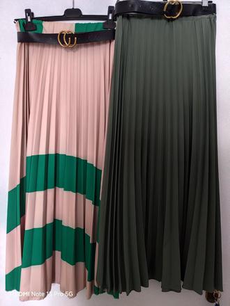 Plisované sukne s opaskom-s,m,l, 