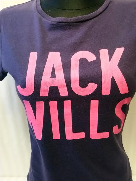 Dámsky tmavo fialový bavlnený top, jack wills, s