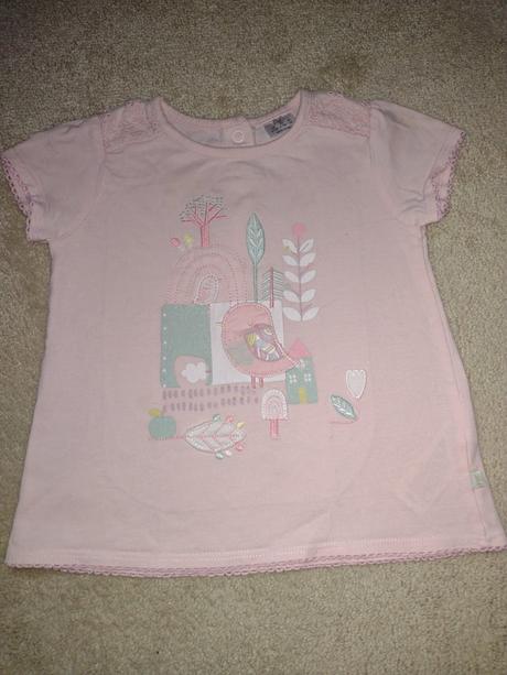 Ružový set (tričko f&f 80 a legíny minetti 86), f&f,80