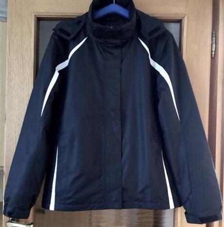 Dámska lyžiarska vetrovka s kapucňou, l