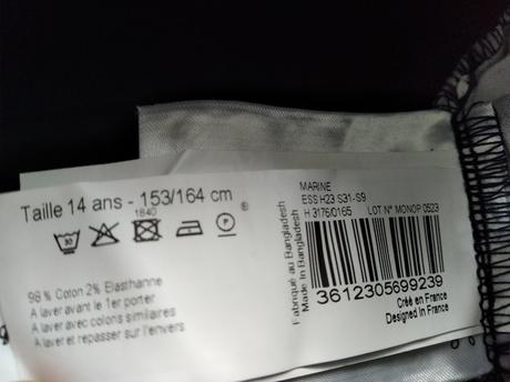 Chlapčenské nohavice, 158