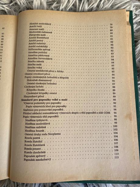 Standard cizokrajného ptactva walter wiener,