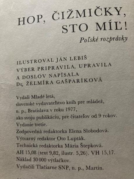 Hop, čižmičky, sto míľ (1977), 