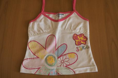 Dievčenské tričko bez rukávov, 98