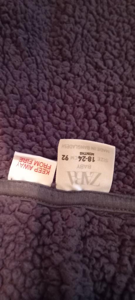 Teplá mikina, zara,86