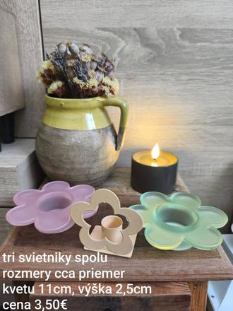 Svietniky spolu tri kusy, 