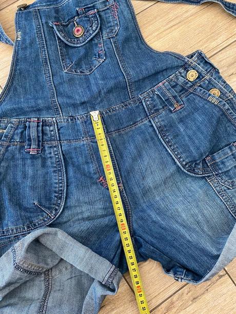 Riflové kratasy, denim,42