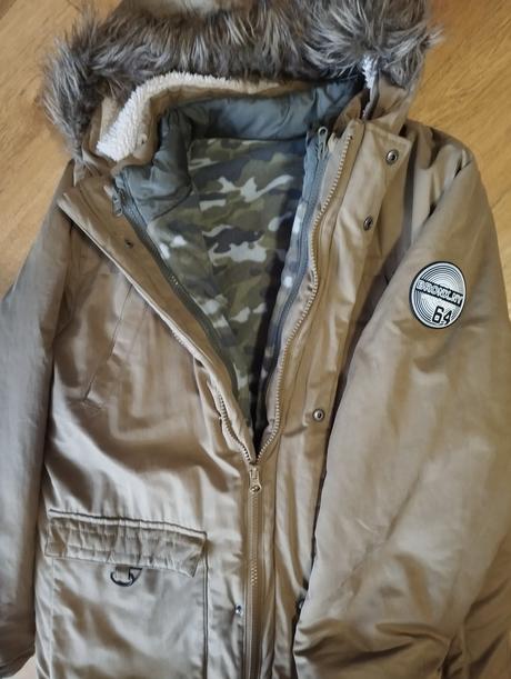 Zimná bunda pre chlapca 2v1, f&f,158