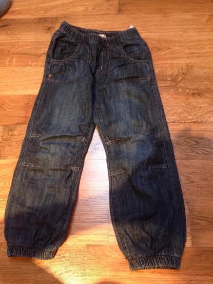 Dievčenské riflové nohavice, h&m,116