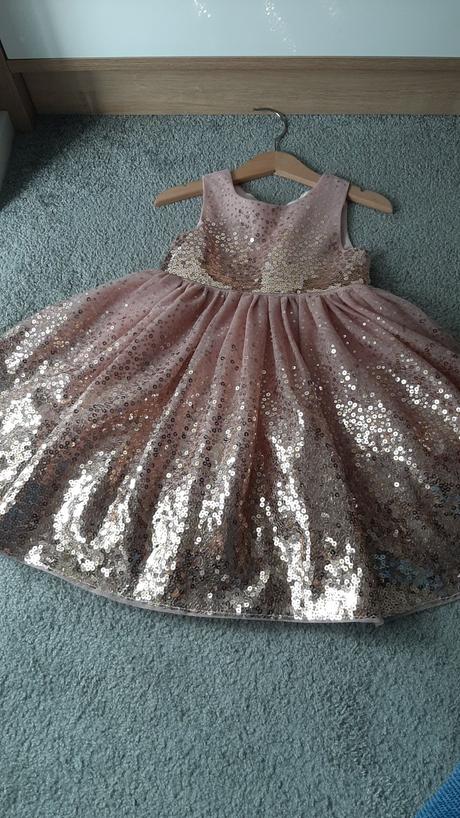 Nádherné trblietavé šaty, h&m,92