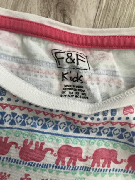 Pyzamko letné sloník 6-7 rokov, f&f,122