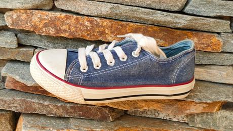 Dievčenské šnurovacie plátenné tenisky, veľ.32, 32