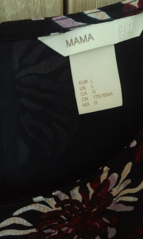 H&m tehotenske šaty  l, h&m,l